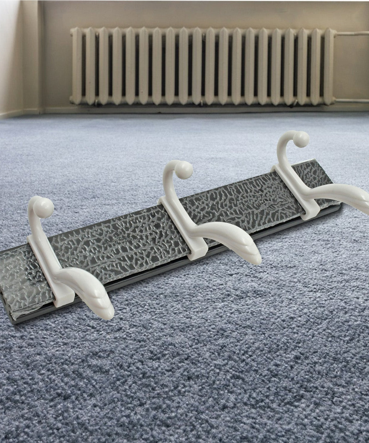 Wall Mounted Coat Hanger Rack – 6 Hooks for Clothes, Jackets & Hats