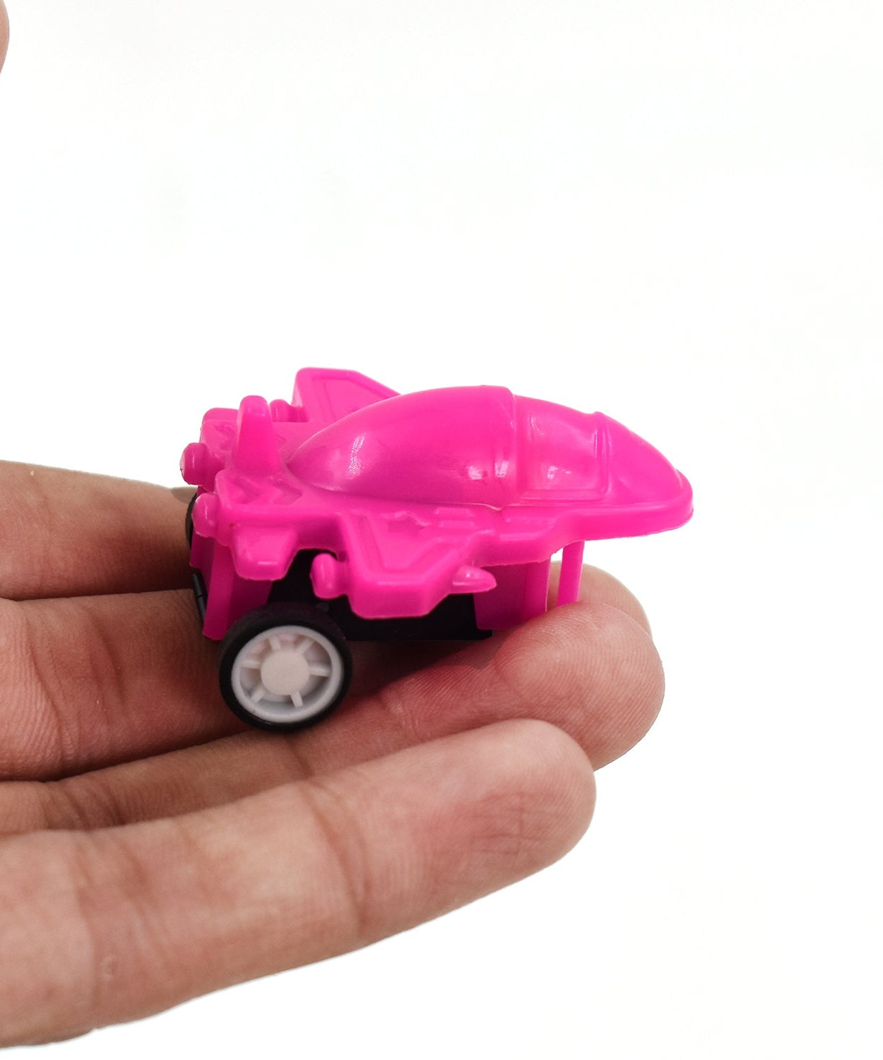 Mini plane with pull-back action