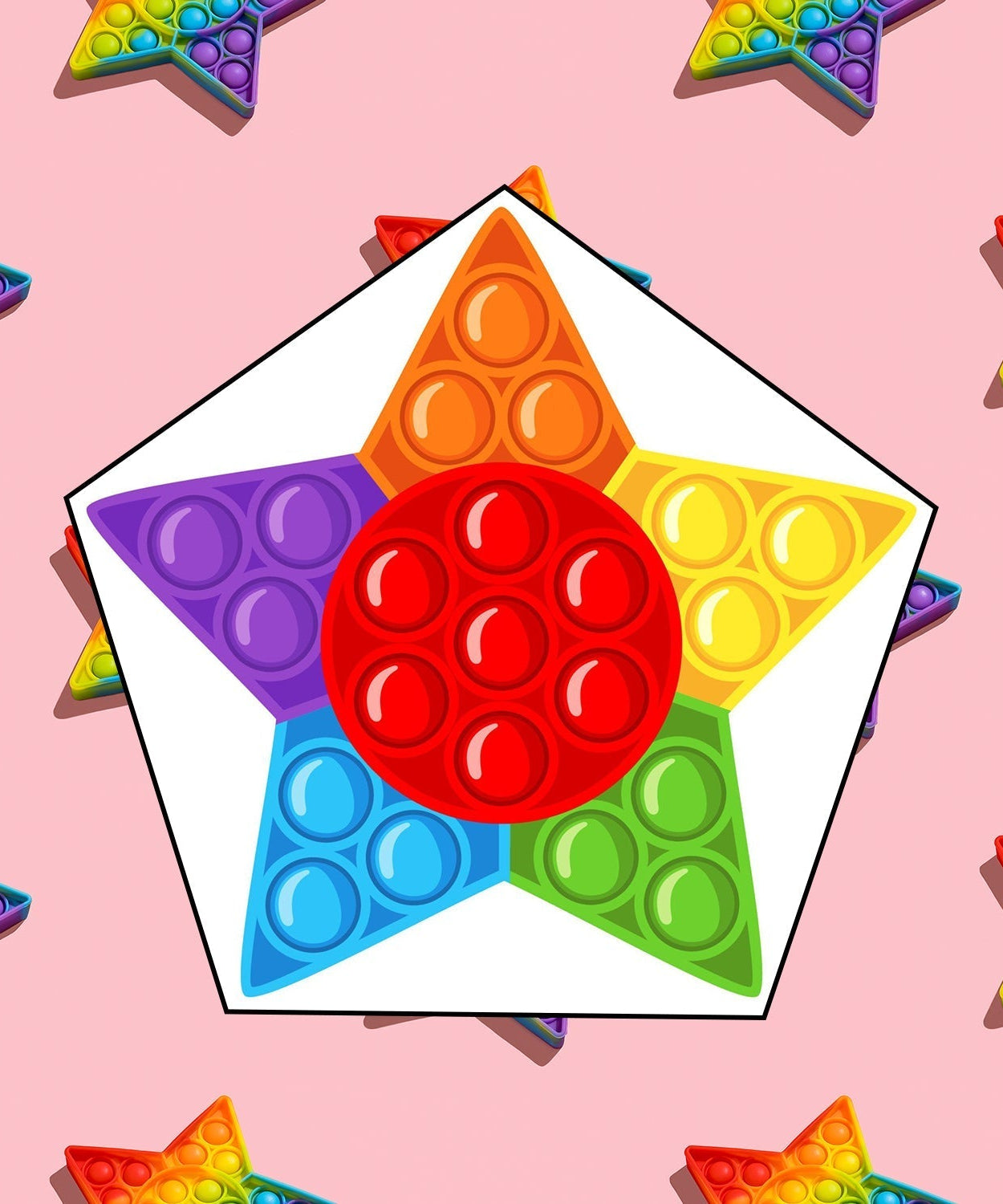 Star Fidget Toy and fidget tool Used for playing purposes and all, especially for kids.