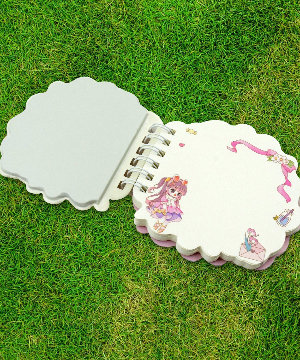 Adorable Cartoon Diary: Fun & Fancy Pages for Kids (Pocket Size, 1 Pc)