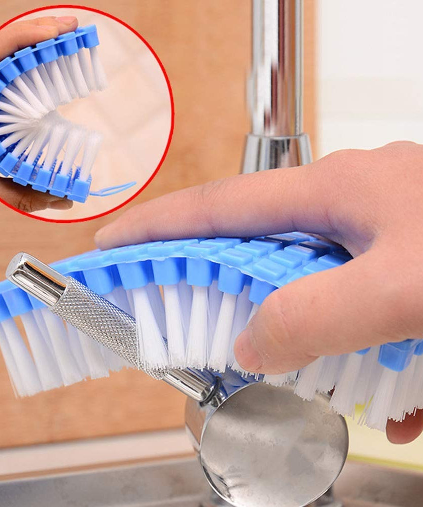 Flexible Plastic Cleaning Brush for Home, Bathroom,
