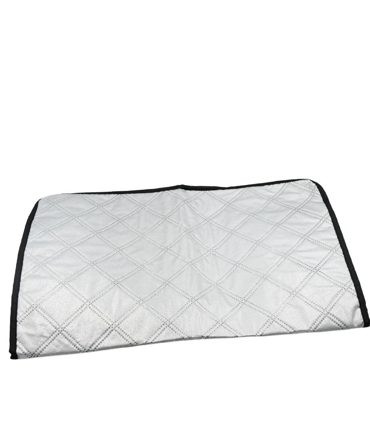 Big aluminum foil cover for outdoor air conditioners, protects against weather.