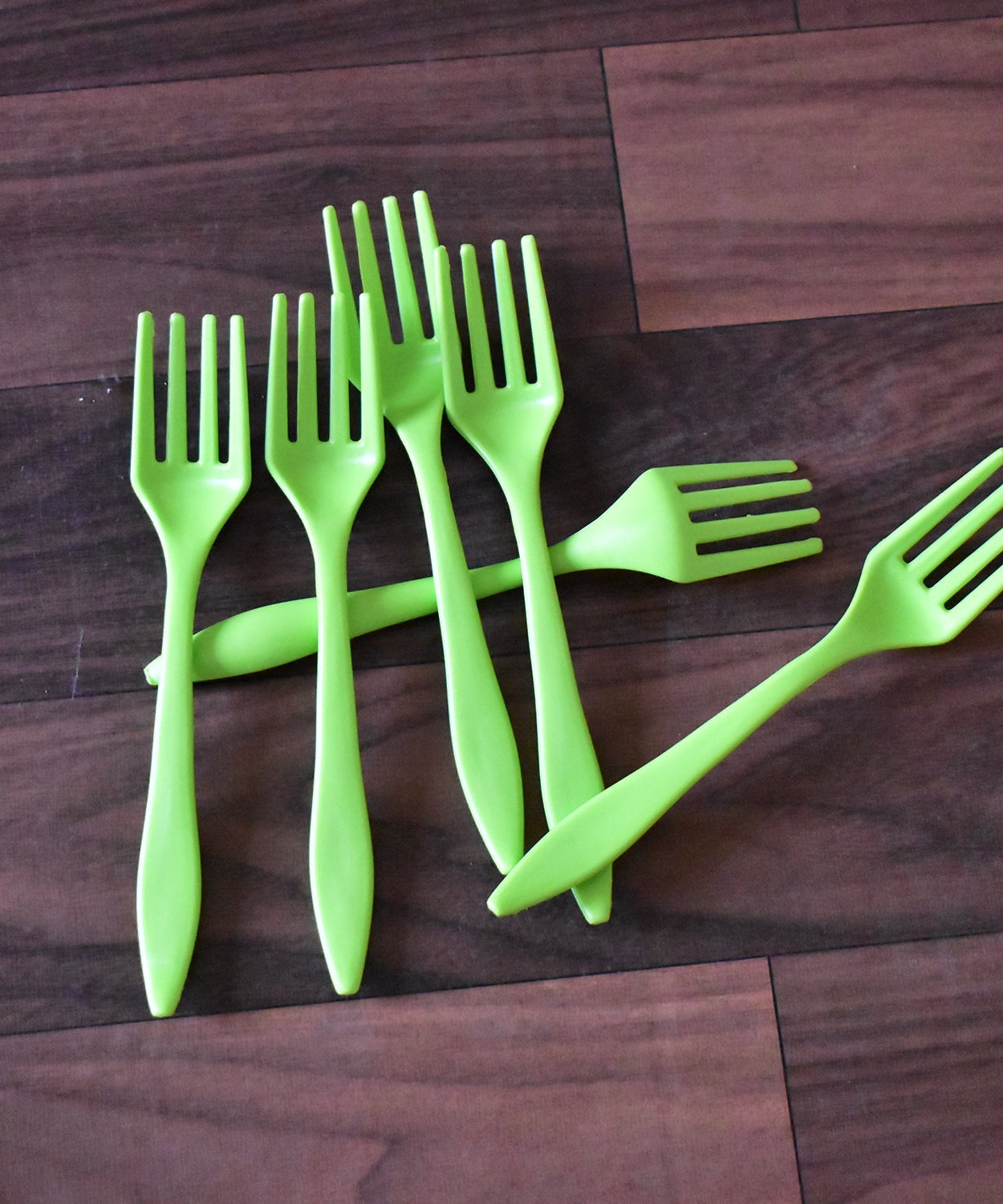 Kitchen fork set plastic 6 pieces.