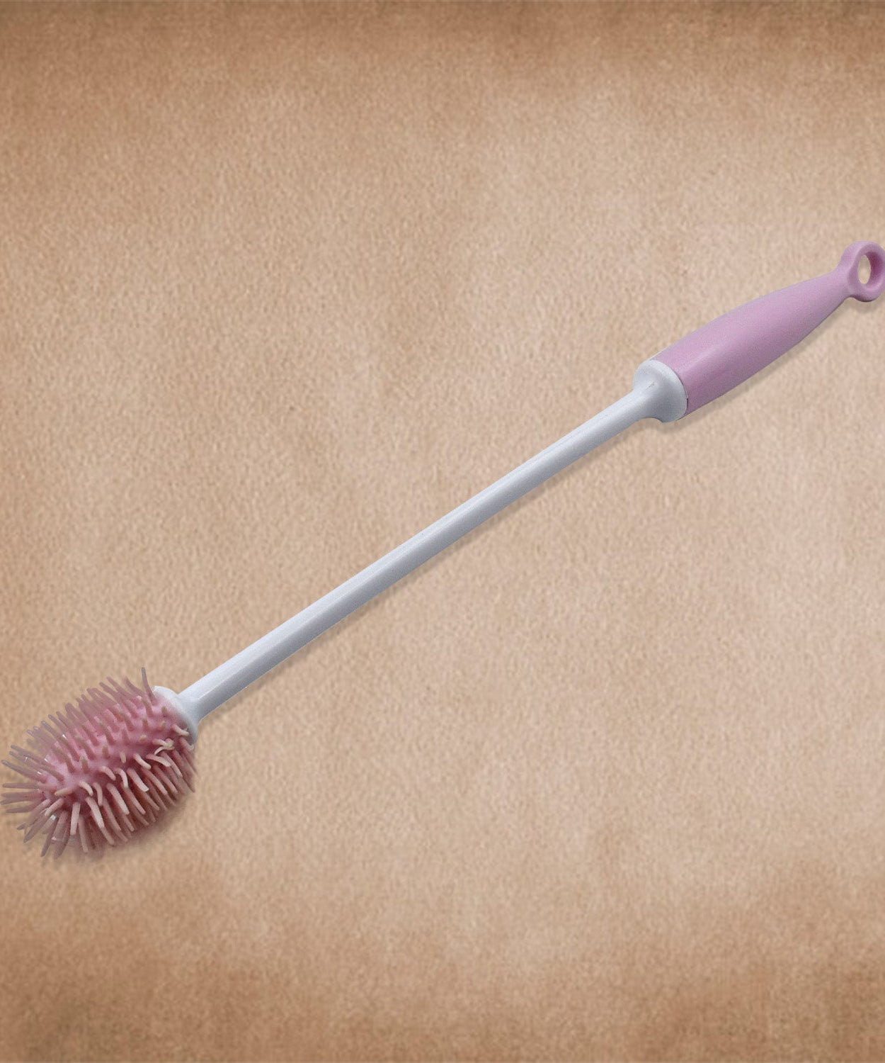 Silicone brush for cleaning water bottles