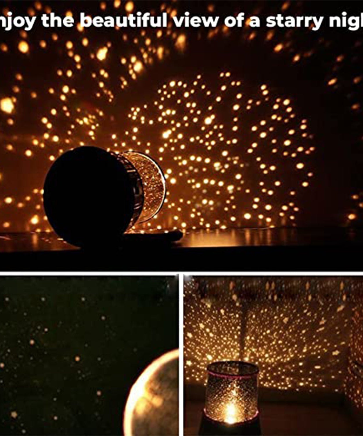 USB star projector lamp for night lighting