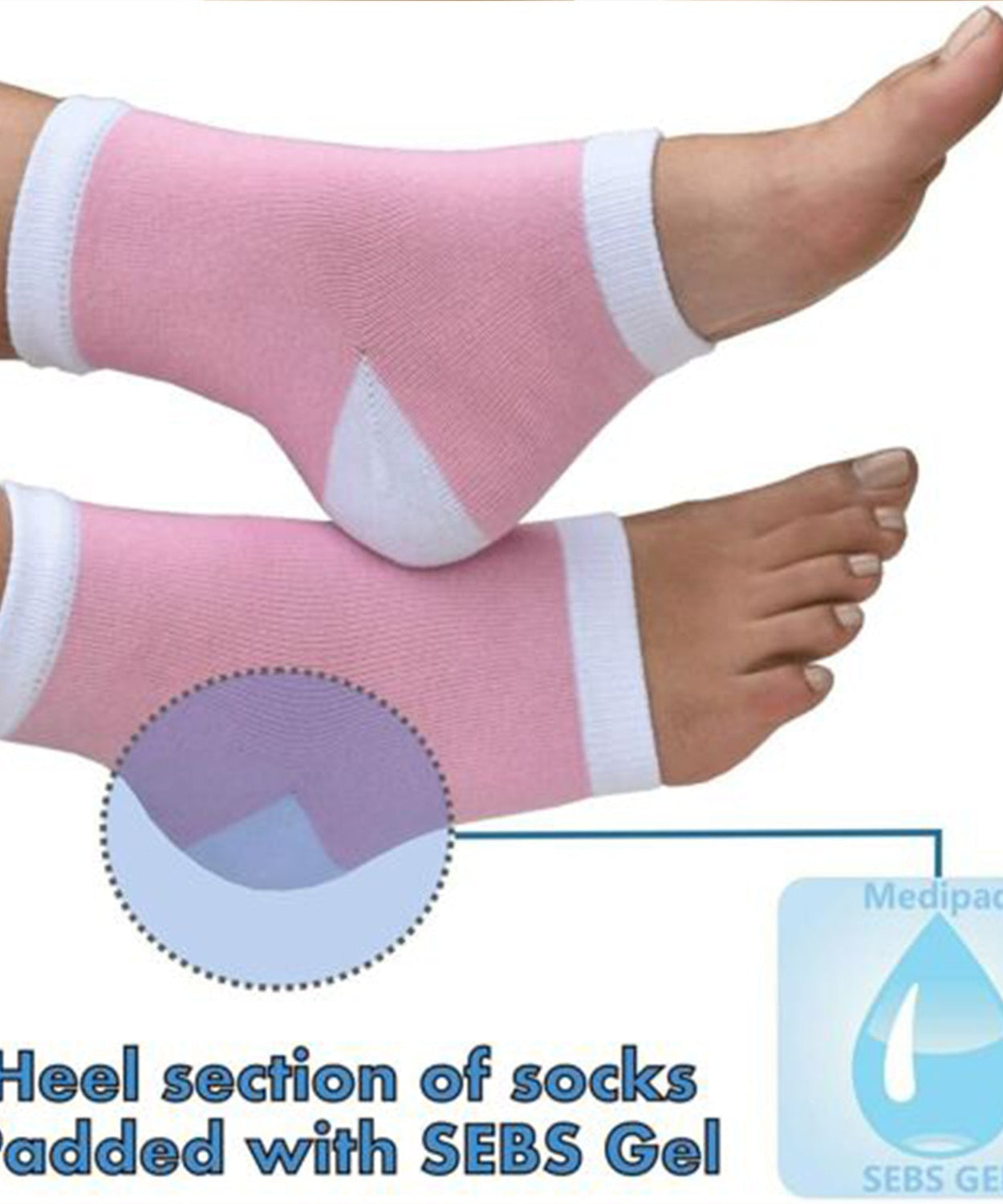 Open toe socks with soft fabric, ideal for dry skin