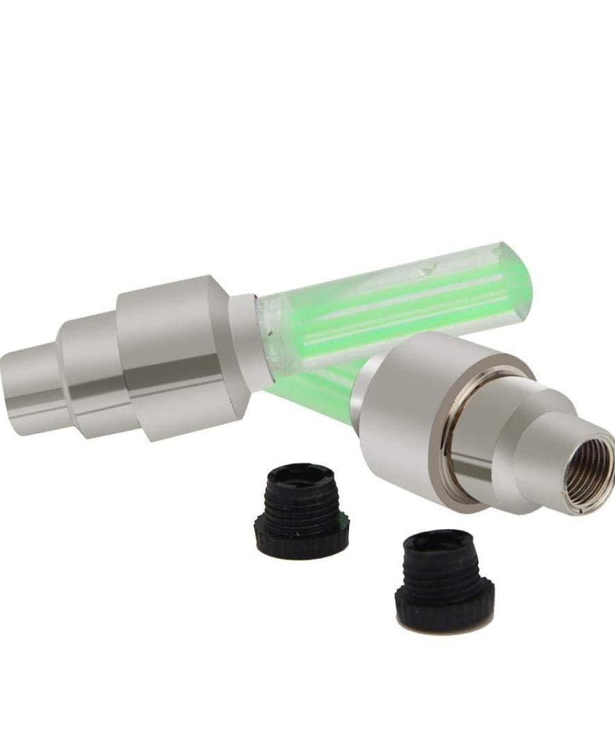 LED flash light valve caps for tires