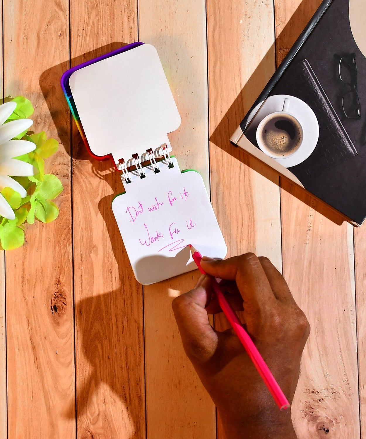  It fidget notebook with heart design