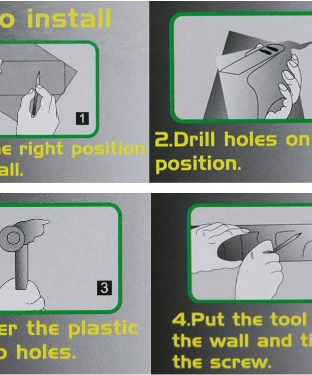 3-layer mop holder for home organization.