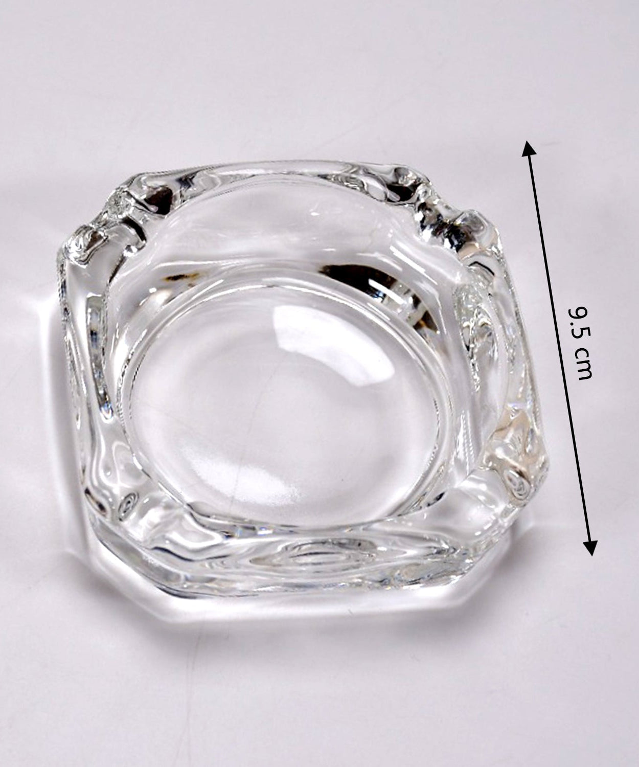 Stylish crystal ashtray for home decor