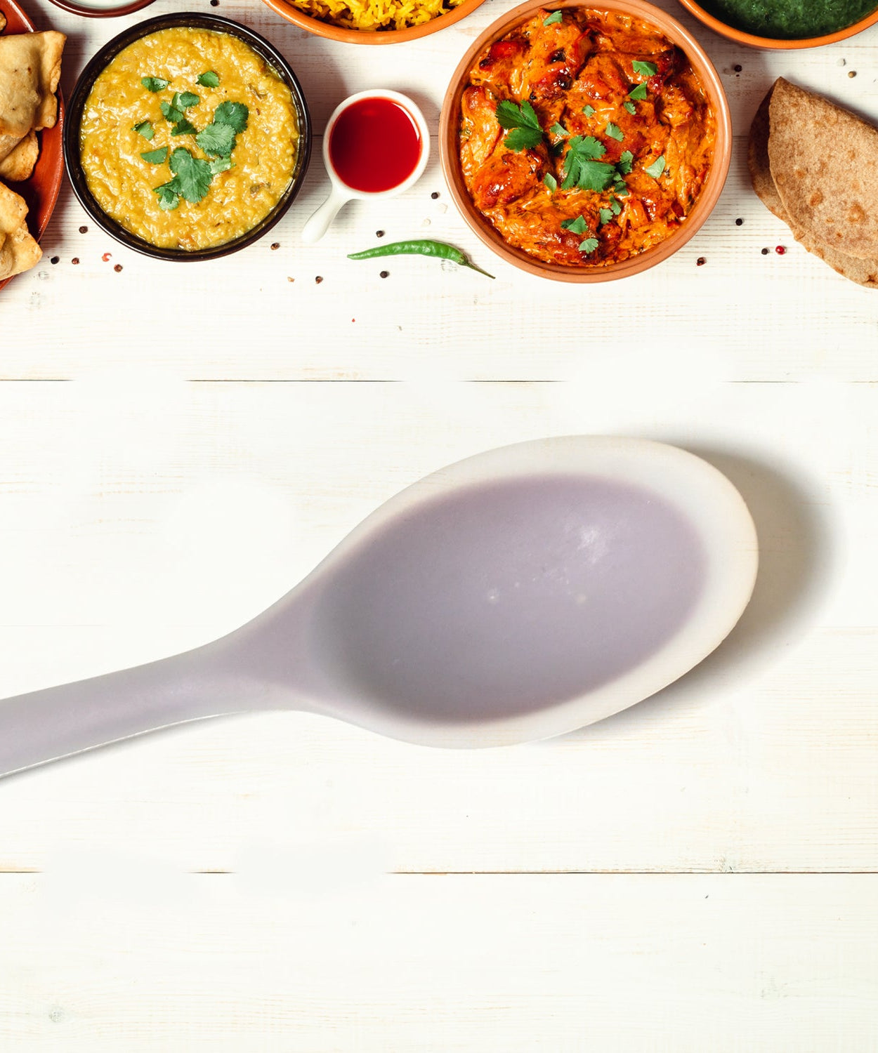 Multipurpose Silicone Spoon, Silicone Basting Spoon Non-Stick Kitchen Utensils Household Gadgets Heat-Resistant Non Stick Spoons Kitchen Cookware Items For Cooking and Baking (1 pc)