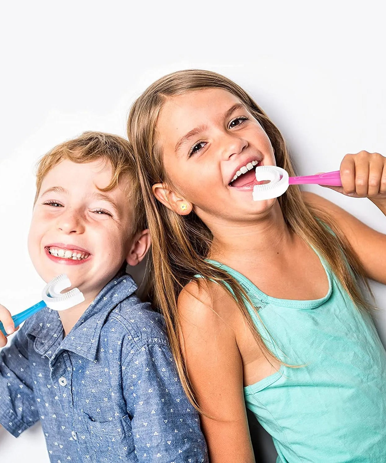 Silicone toothbrush head for infants