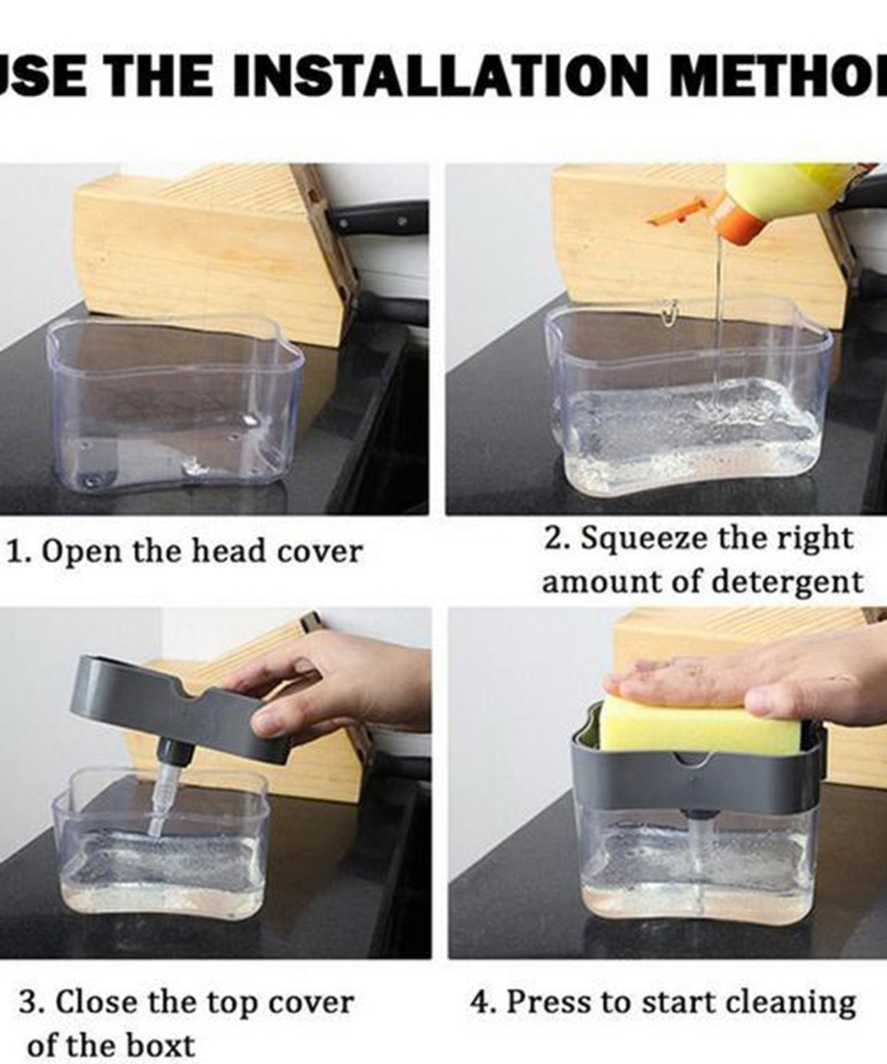 Plastic pump dispenser for soap