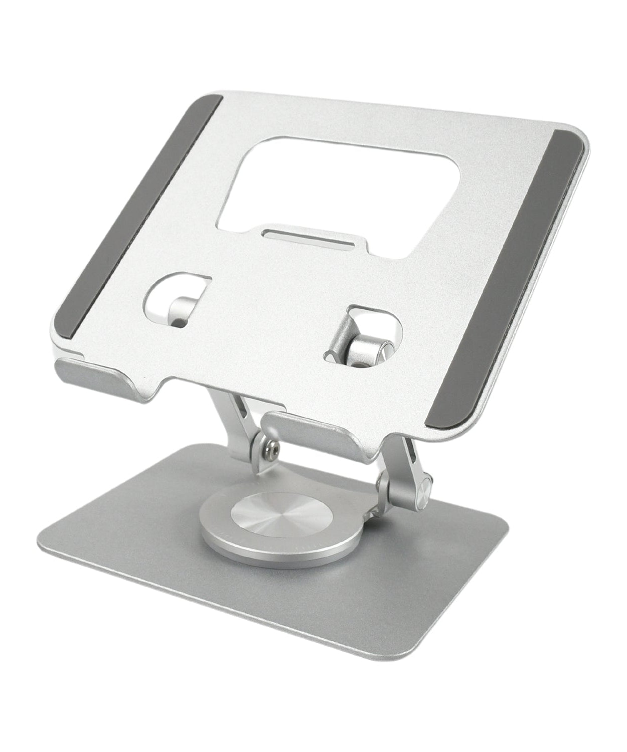 Aluminum Alloy 360°Rotating Bracket, Adjustable Tablet Stand, Portable Foldable Ergonomic Tablet Support