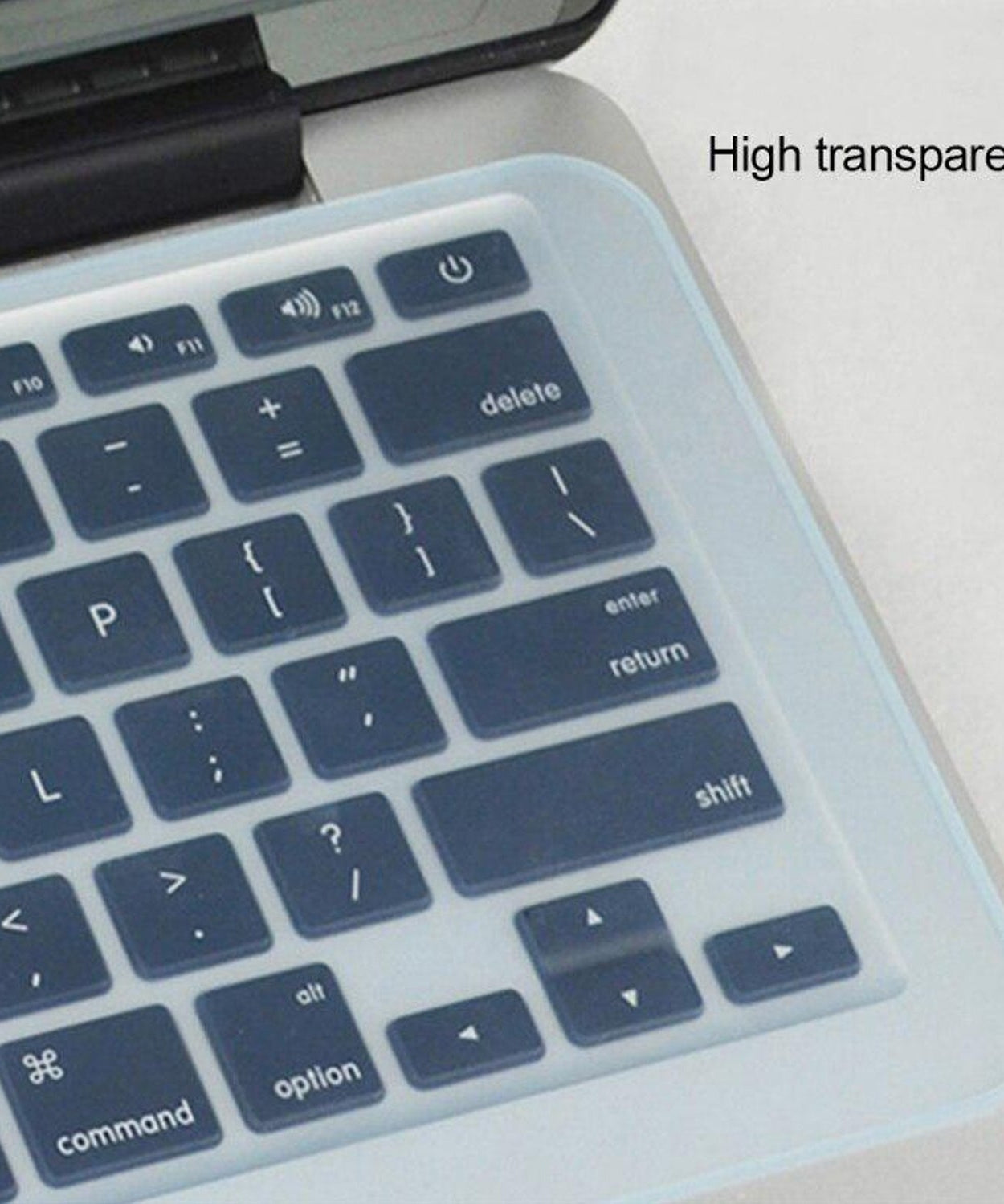 Keyboard cover with easy-to-clean surface