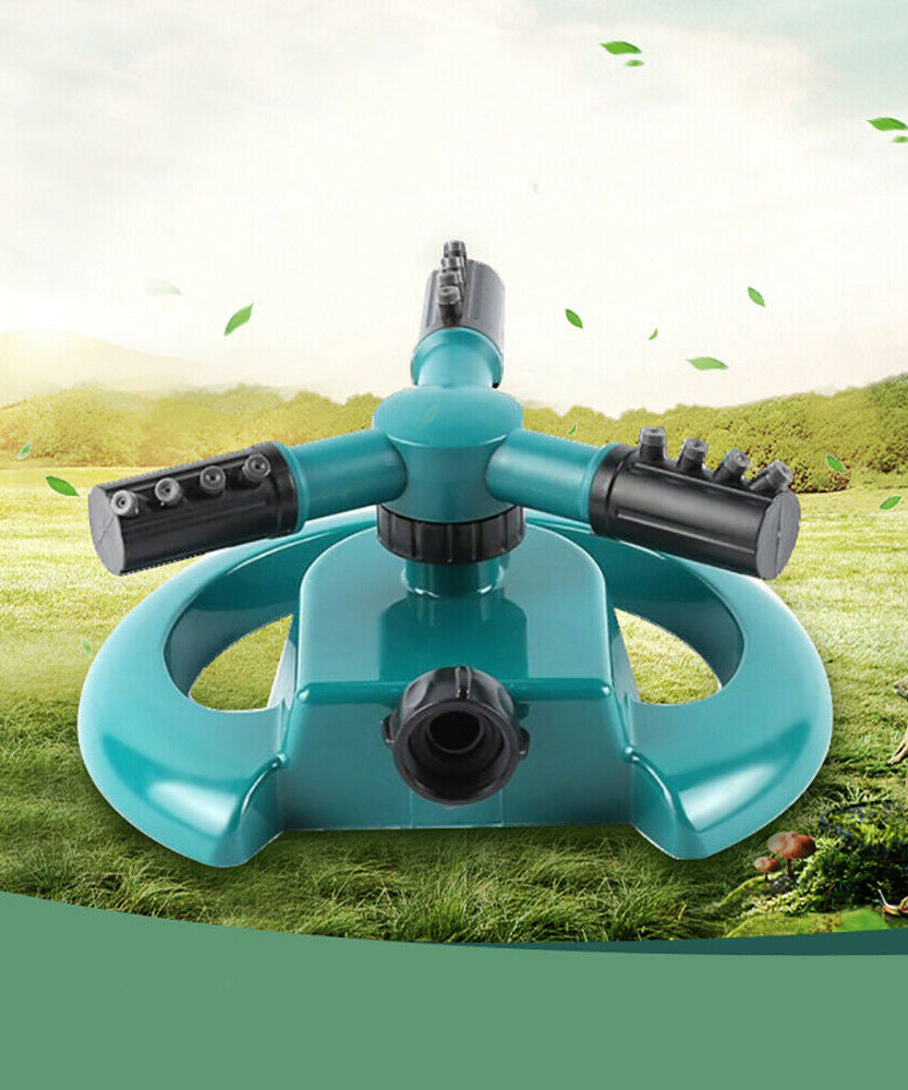 Durable rotating sprinkler system for yard and garden use