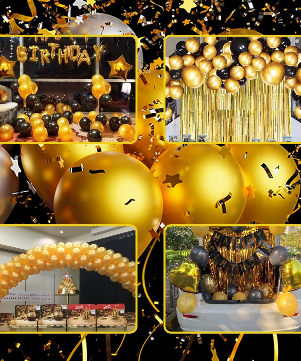 Pack of 1000 multicolor balloons for special occasions