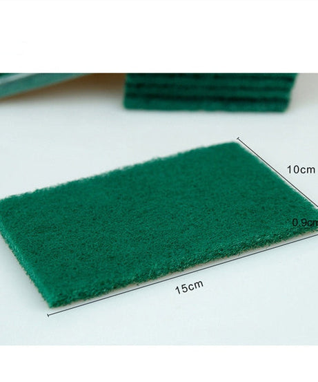 Kitchen scrubber pads in green for versatile cleaning tasks