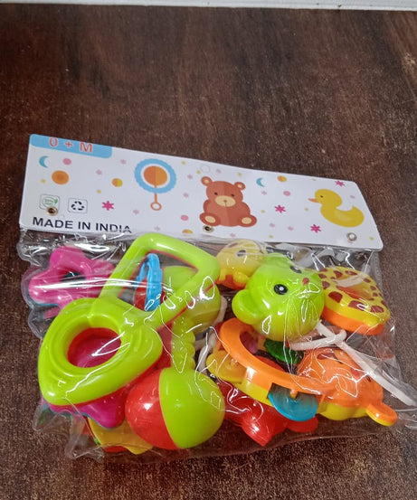 Baby Rattle Toy Collection for Infants 8 Pcs Set