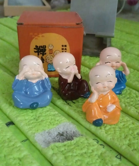 Baby Buddha 4Pc and show piece used for house, office and official decorations etc.