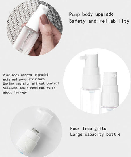 Multi-bottle travel dispenser set