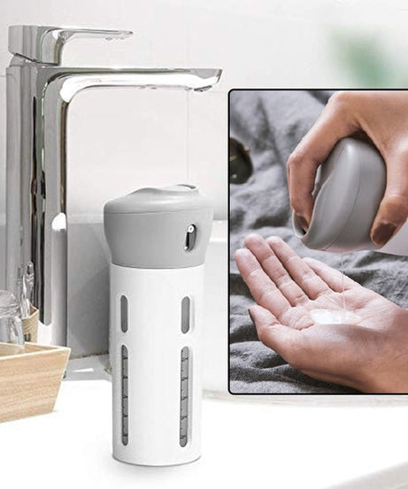 4-in-1 travel dispenser bottle set