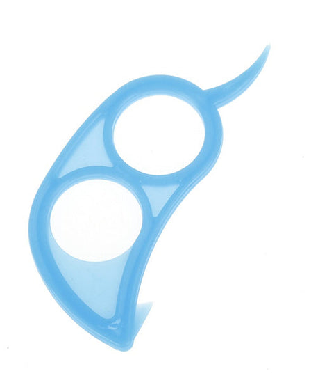 Snail-shaped ring peeler for oranges, creative design.