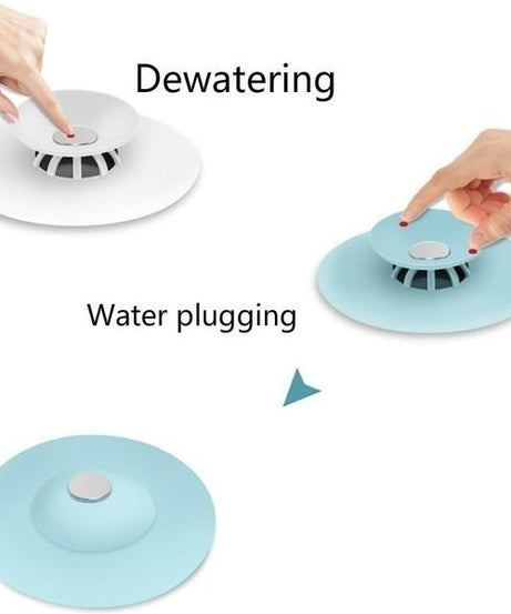 Colorful silicone sink cover.