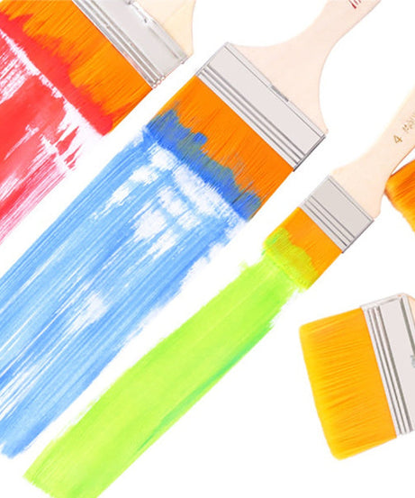 Artistic Flat Painting Brush - Set of 12