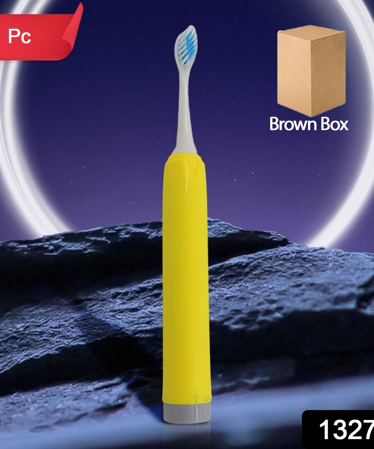 Adult Waterproof Electric Toothbrush 1 Head Battery Operated Toothbrush (1 Pc / Battery Not Included / Mix Color)