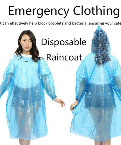 Disposable raincoat, large size for better coverage