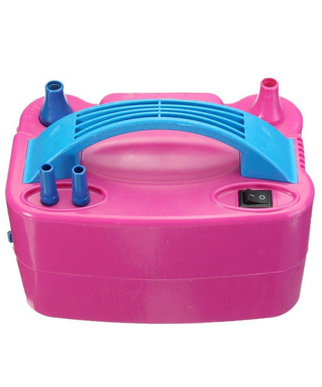 Balloon blower pump with electric dual nozzles