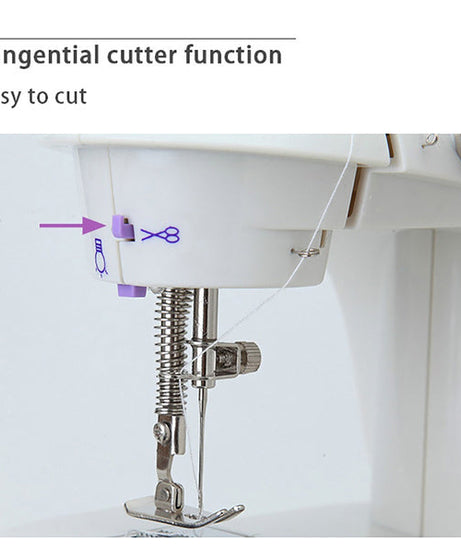 Mini sewing machine for on-the-go tailoring
