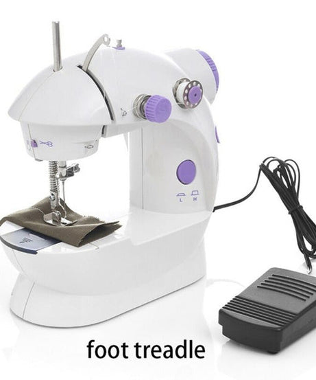 Mini sewing machine with hand-held design