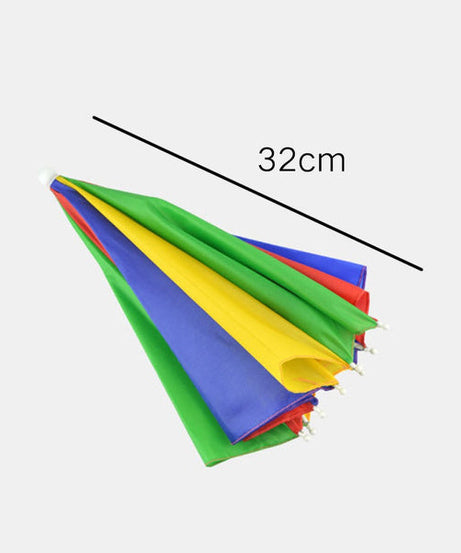 Sun and rain protection umbrella hat, hands-free.