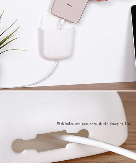 Wall mounted storage box for remotes, multicolour.