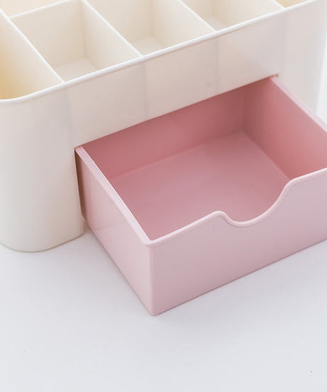 Cute girl-themed storage box, ideal for organizing kitchen cutlery or beauty products.