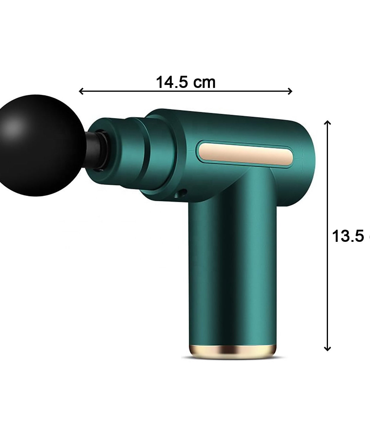 Percussion body massager with multiple heads, ideal for muscle soreness.