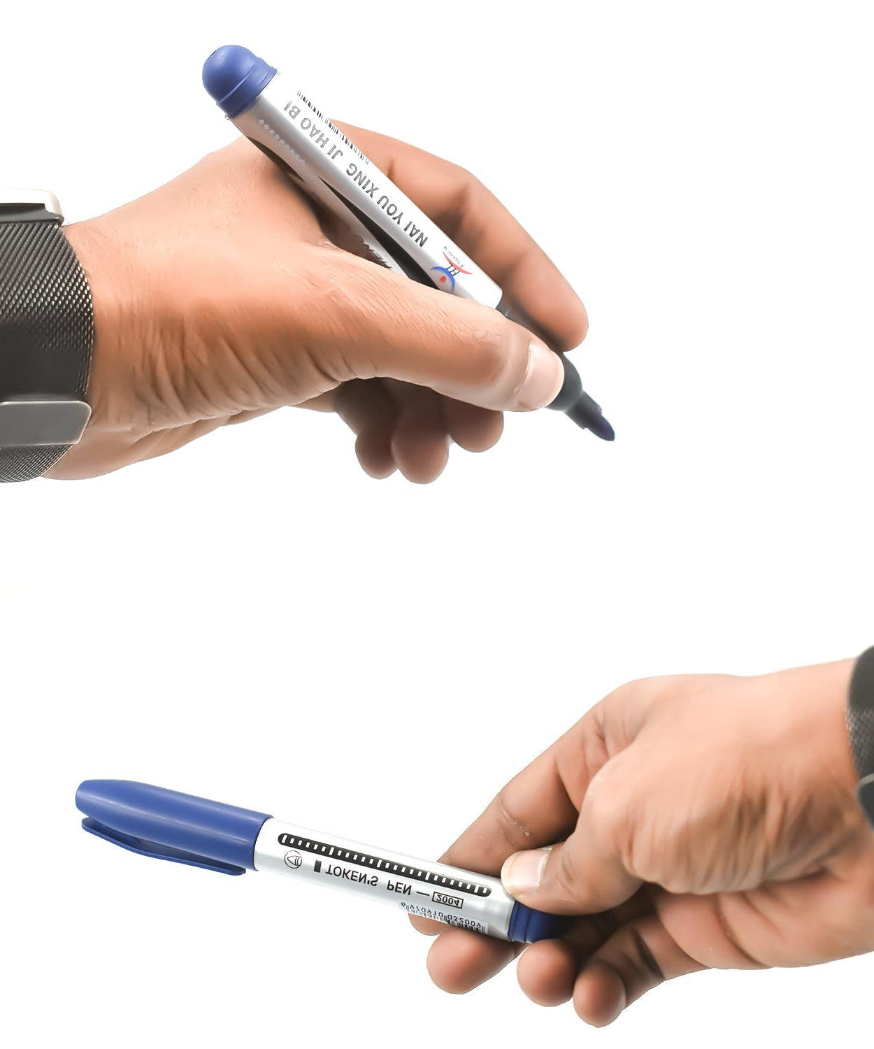 High-quality marker and pen set for educational use.