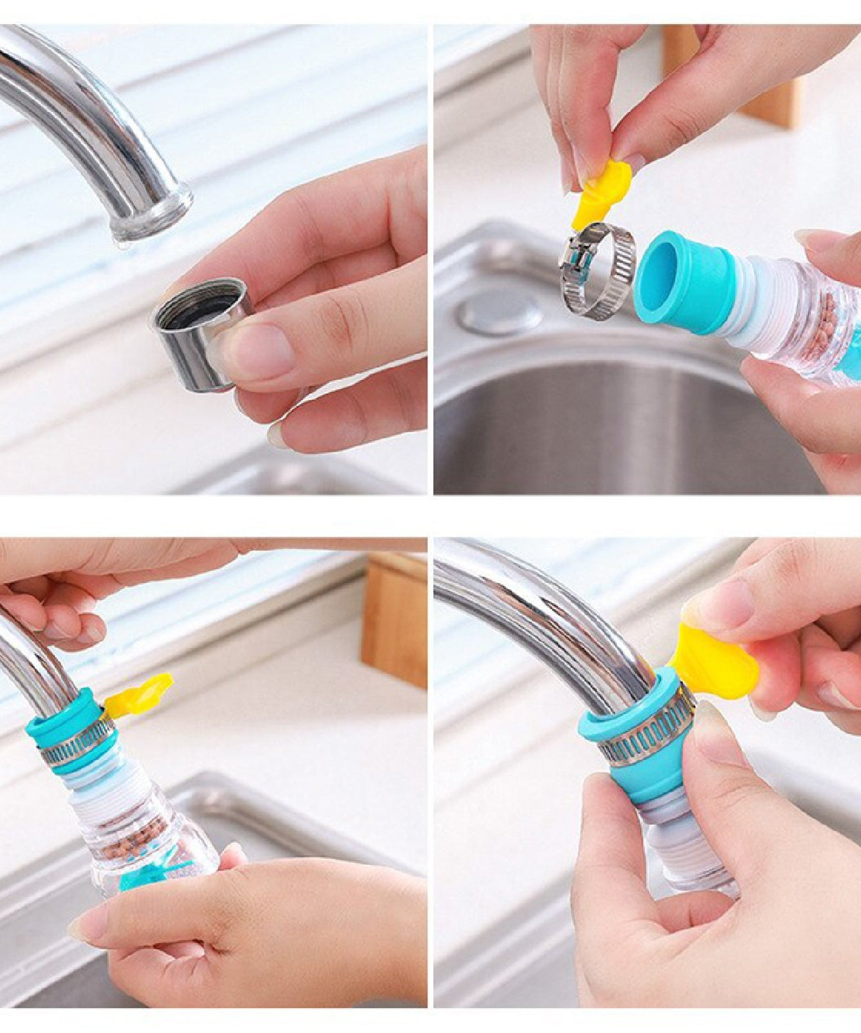 360-degree water saving faucet valve