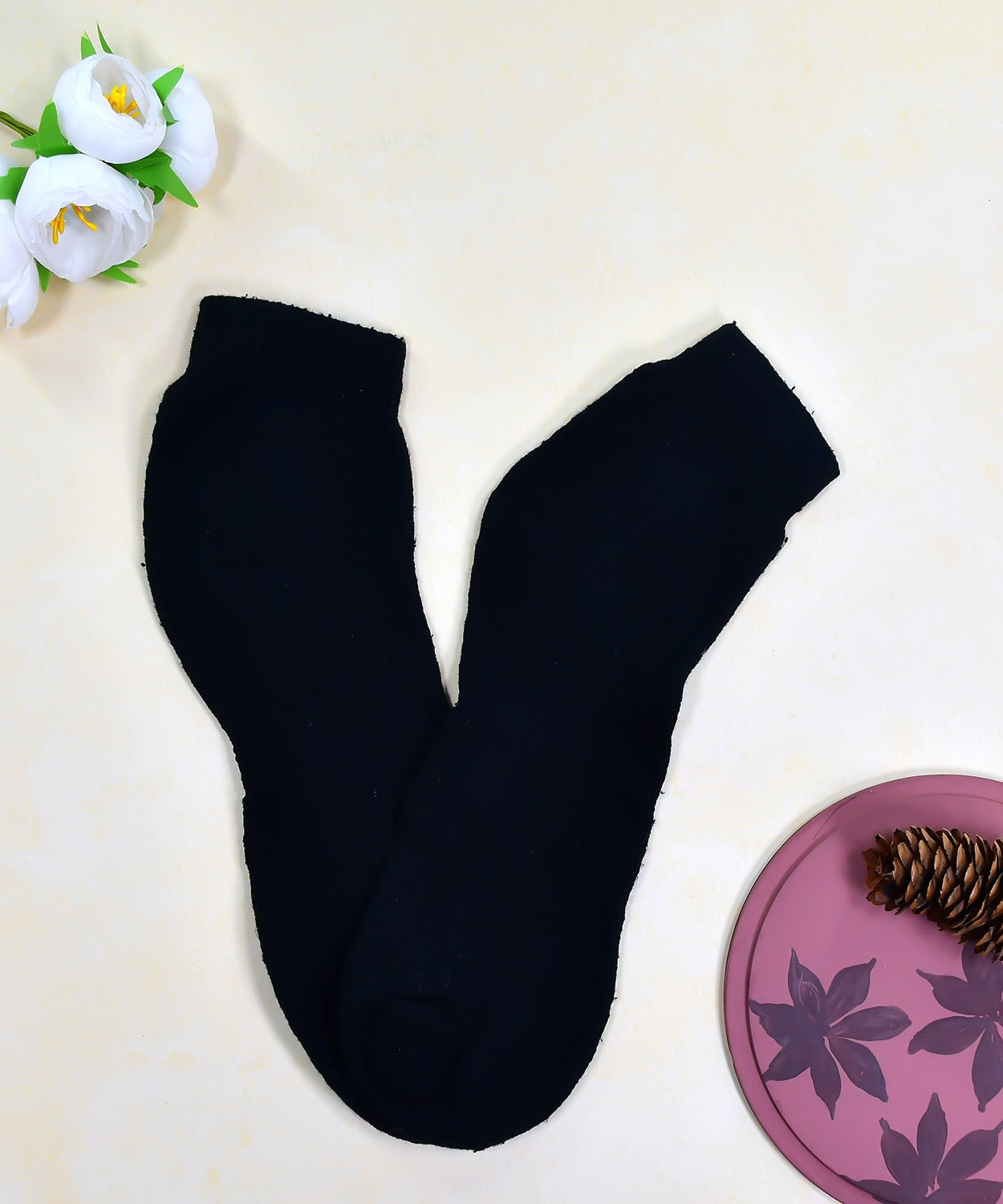 Varied color mix socks for adults.