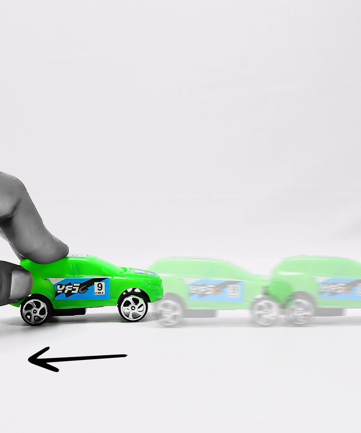 Set of 12 pull push city cars