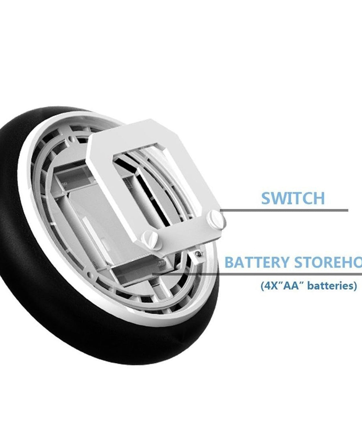 Bright hover LED ball, perfect for engaging children's playtime.