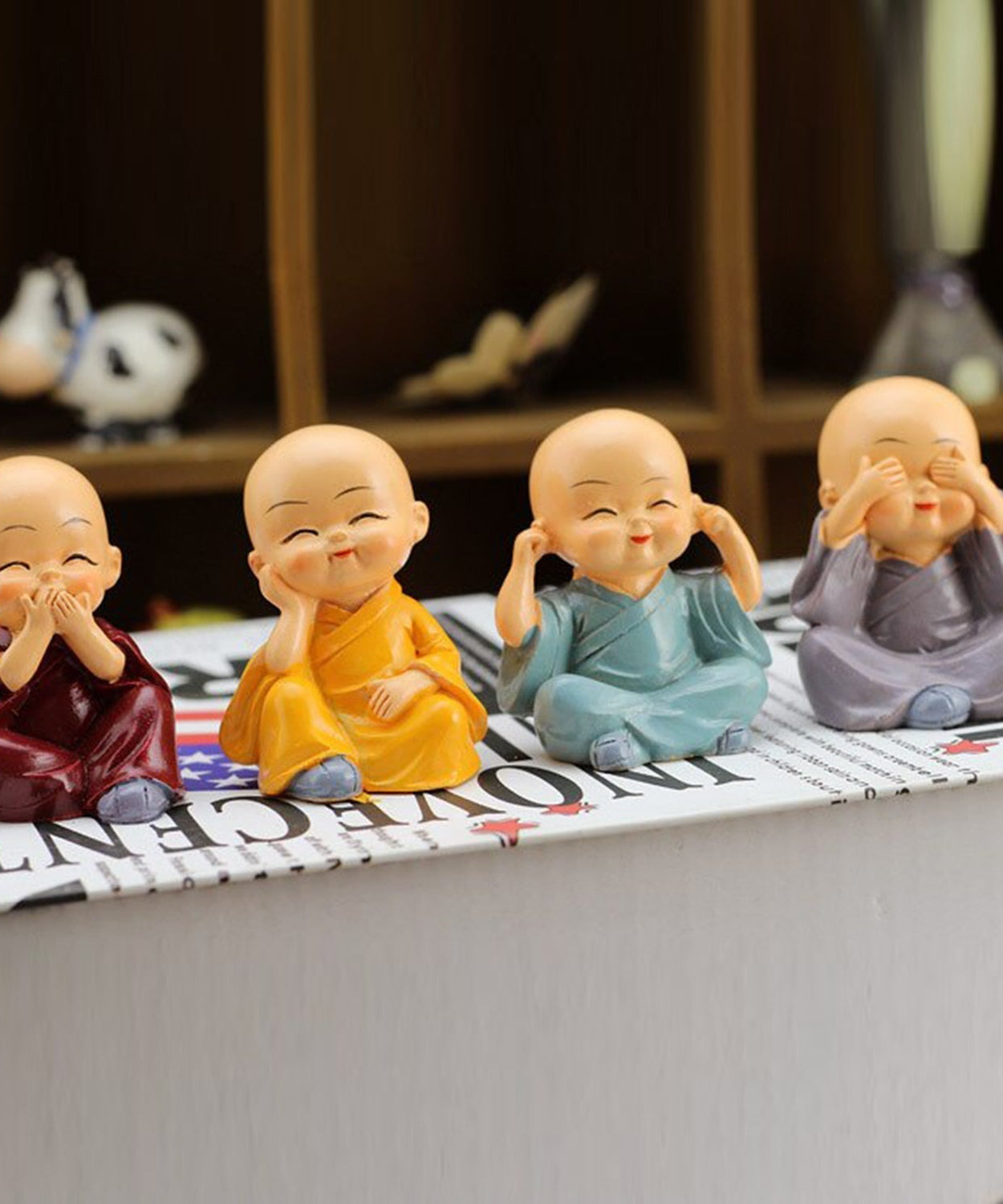 Baby Buddha 4Pc and show piece used for house, office and official decorations etc.