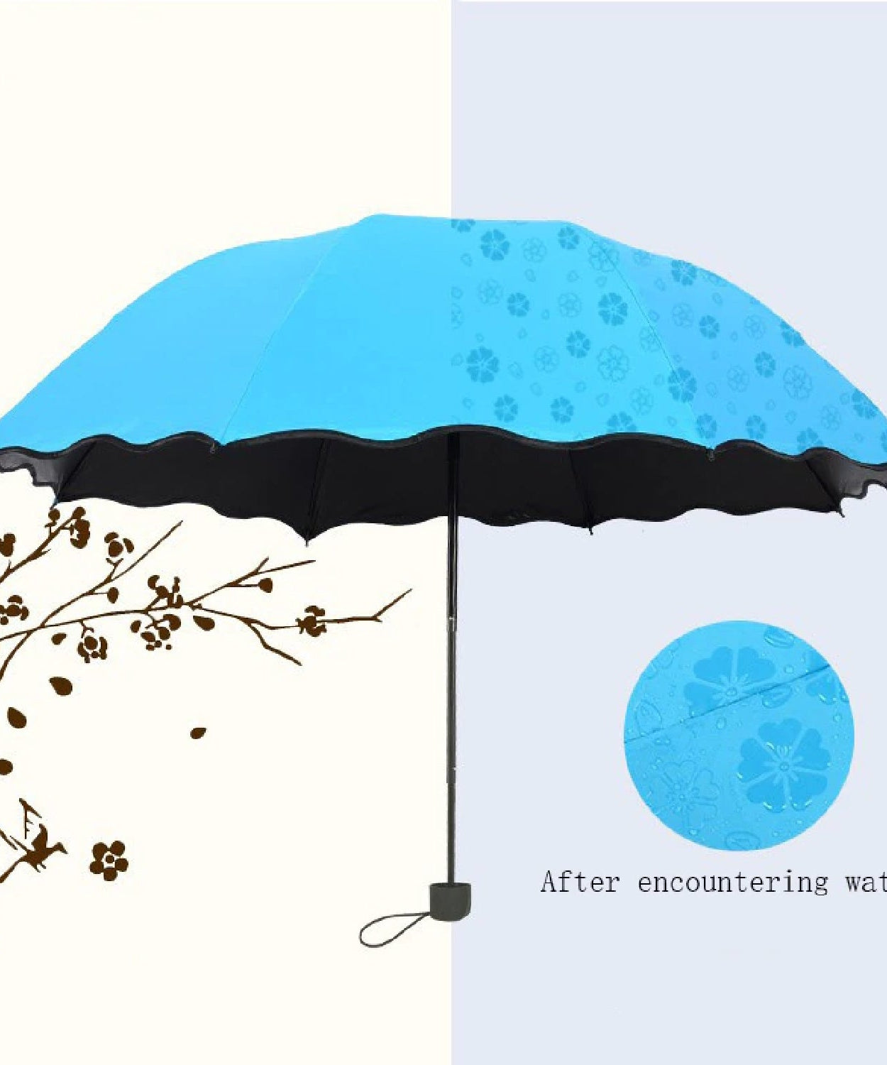 Changing Secret Blossoms with Water Magic Print z