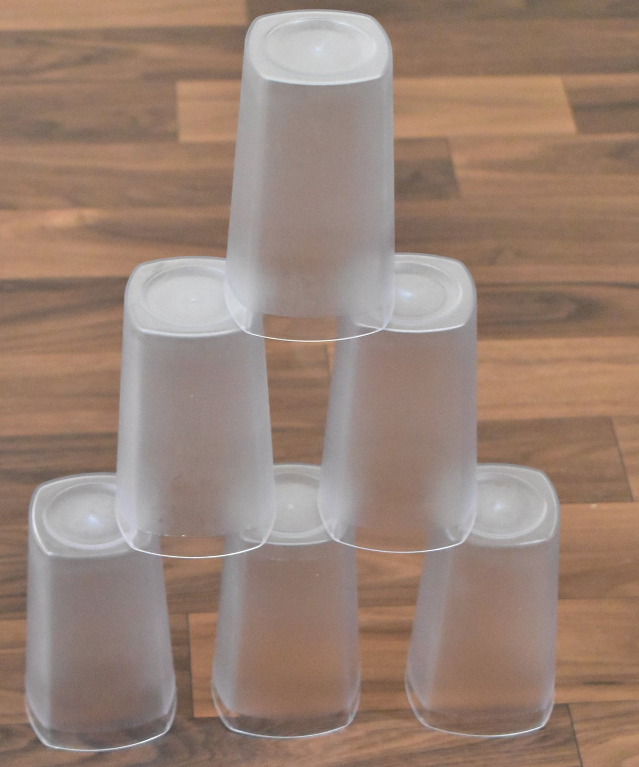 Ganesh Decent glass set of 6, 350ml capacity, various views.