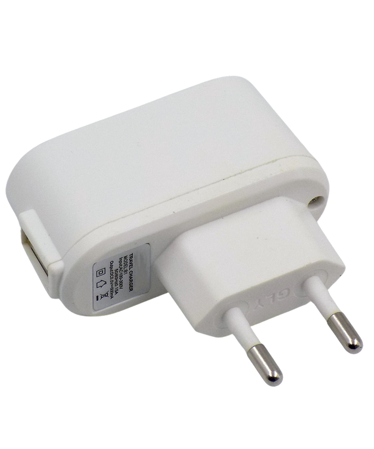 Travel charger for Android smartphones, USB cable not included