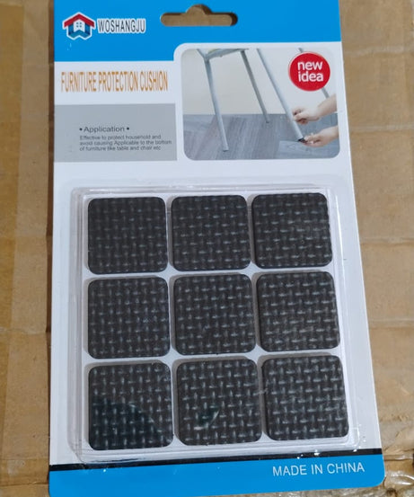 Self Adhesive Furniture Pads - Square (18 Pcs Set)