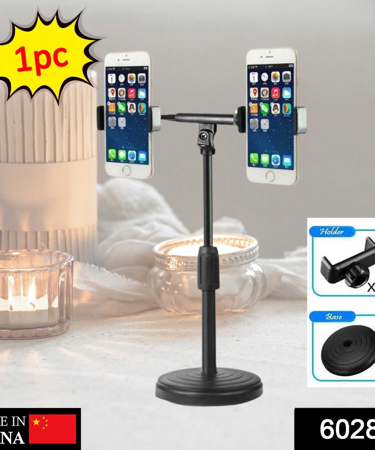 Phone stand for online classes, suitable for table or bed