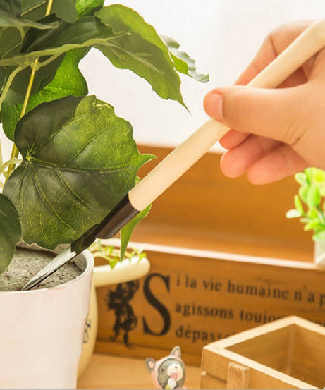 Set of garden tools for kids including trowel, shovel, rake